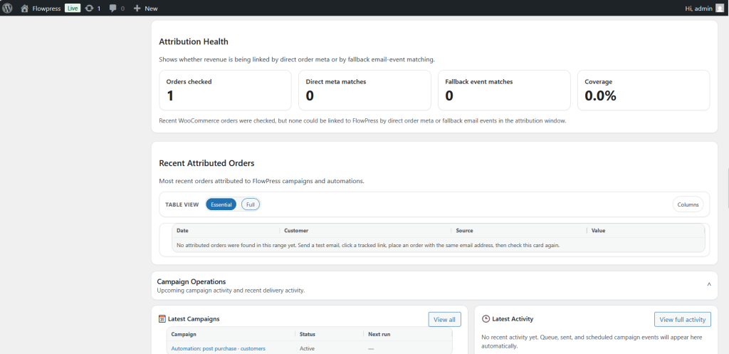 FlowPress screenshot: overview-7