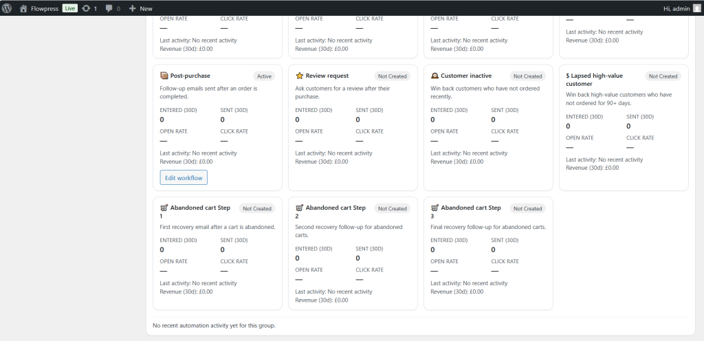 FlowPress screenshot: overview-9